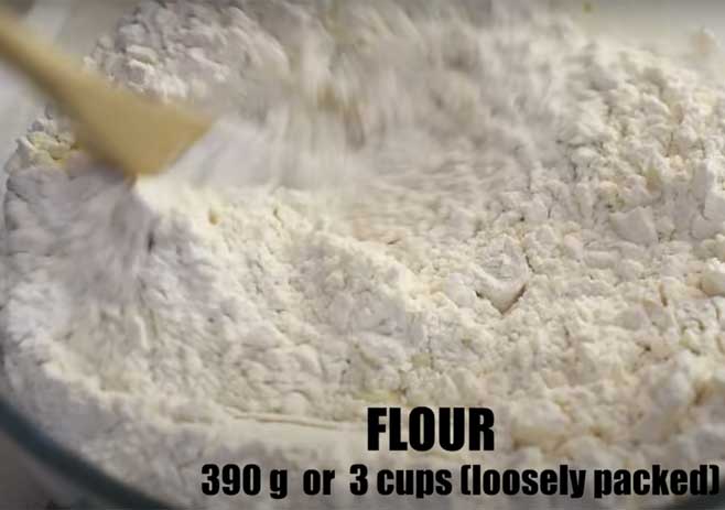 Add 3 Cups Of Flour