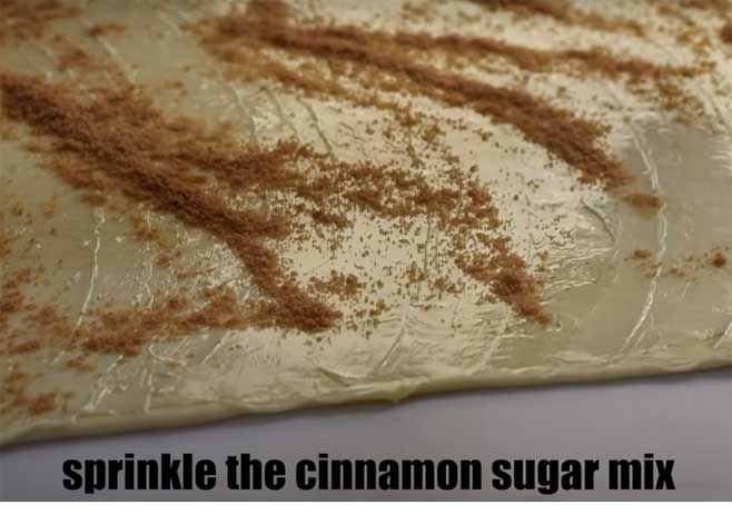 Add The Cinnamon Sugar Mix