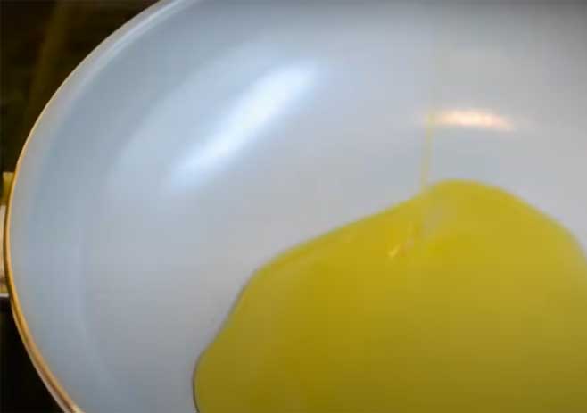 Pour The Olive Oil