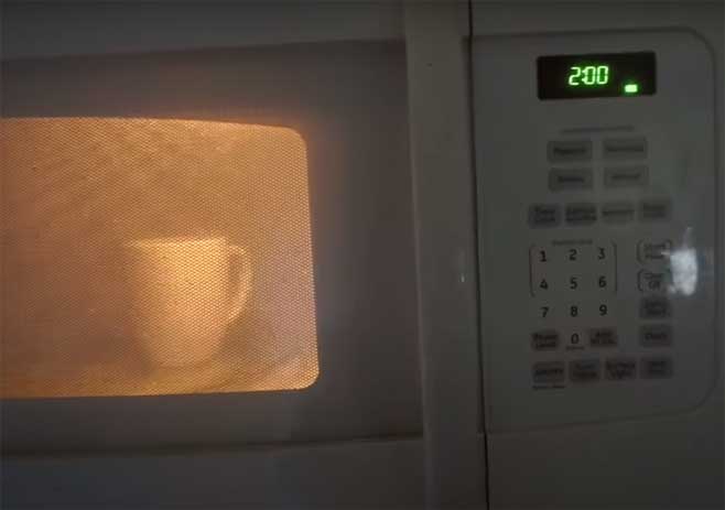 Place The Mug Into The Oven