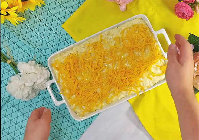 Oven-bake the pasta and cheese