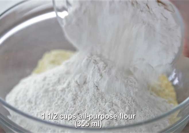 Add all-purpose flour 