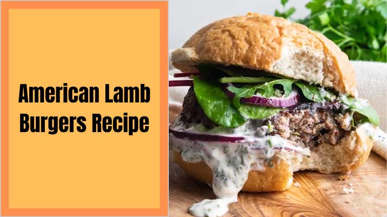 American Lamb Burgers Recipe