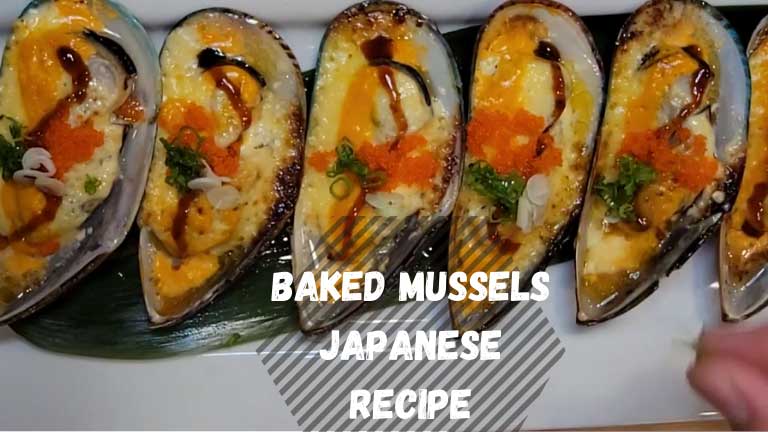Baked Mussels Japanese Recipe