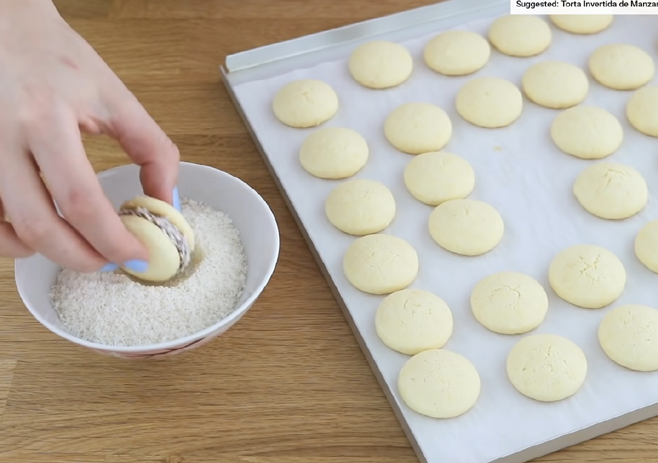 Decorate Cookies with Coconut: