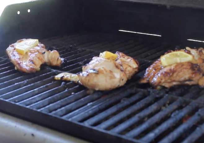 Grill the chicken