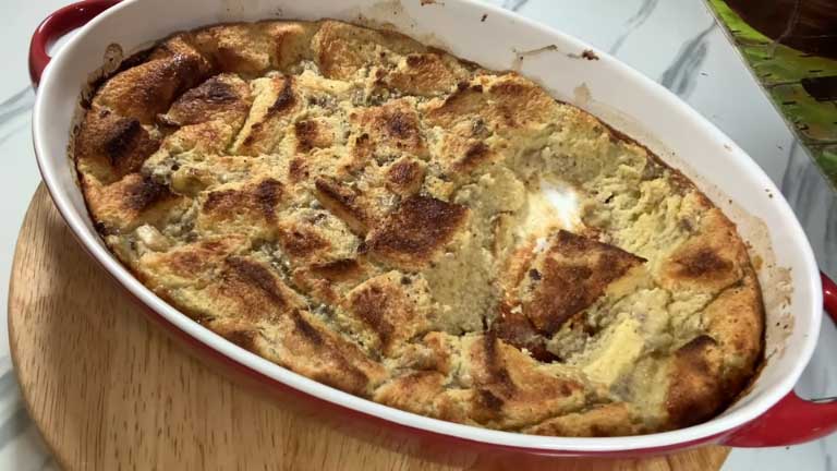 Moonshine Banana Bread Pudding Recipe