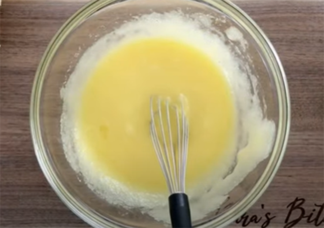 Mix Eggs and Sugar