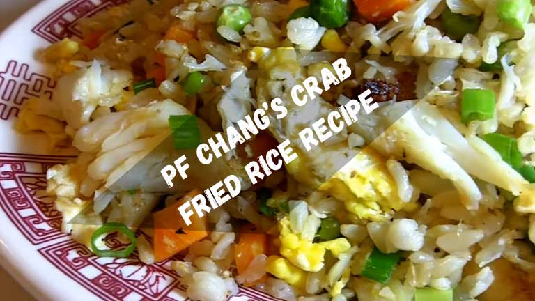 PF Chang’s Crab Fried Rice Recipe