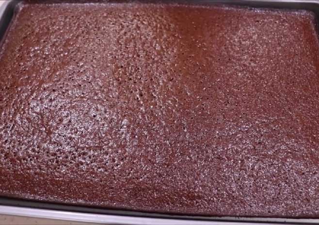 Baked the brownie batter