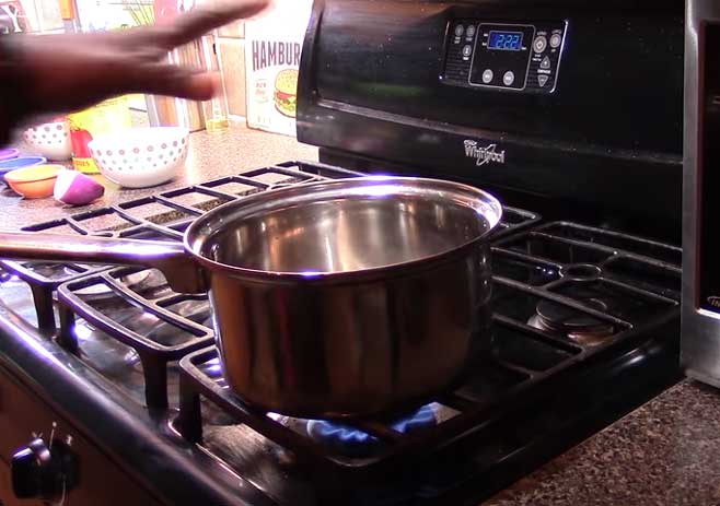  Boil The macaroni