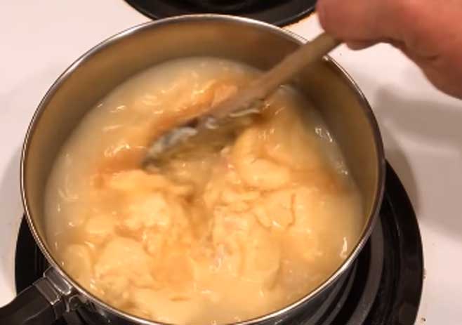 Add the cream of mushroom cream soup