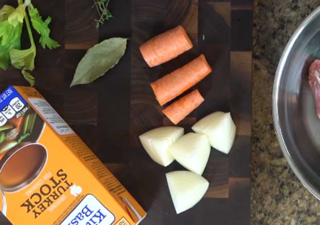Arrange all ingredients