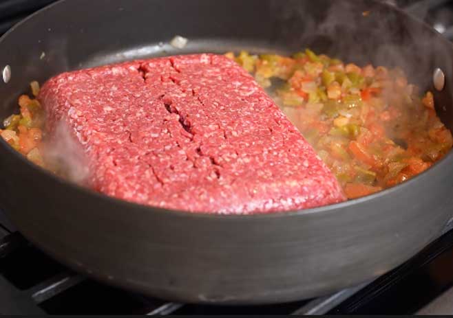 Cook the ground beef