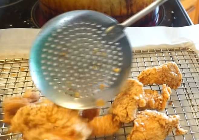 Fry the chicken