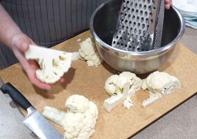  Grate the Cauliflower