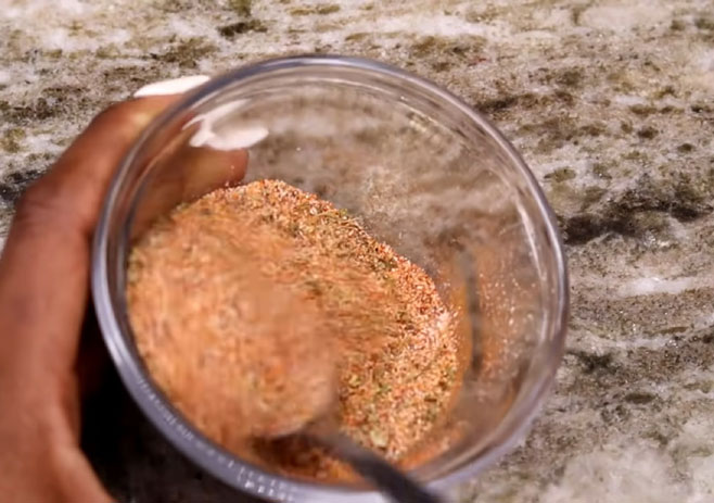 Mix all dry seasoning togethe