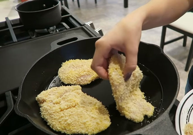 Add chicken to the pan