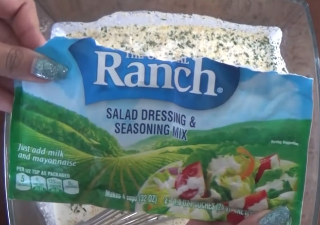 Add dry ranch seasoning