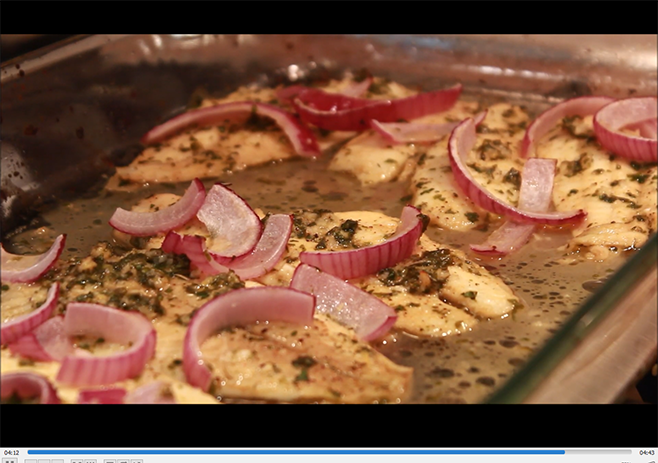 Cook and oven bake the fillets