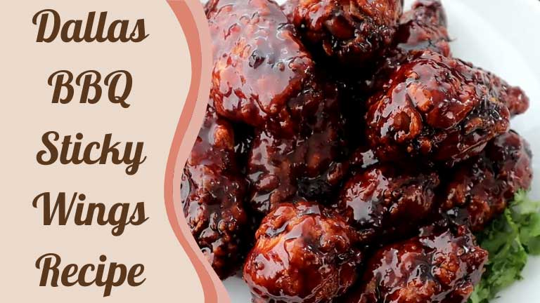 Dallas BBQ Sticky Wings Recipe