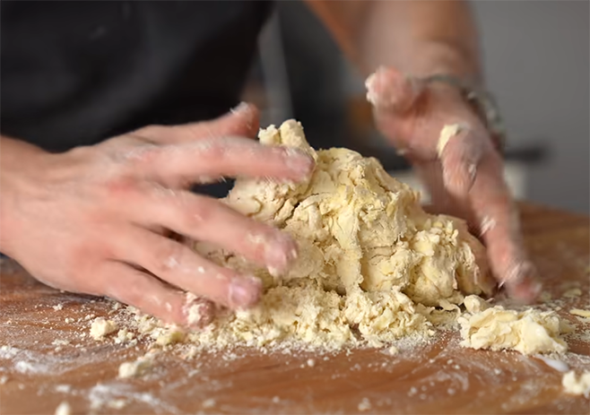 Make a dough