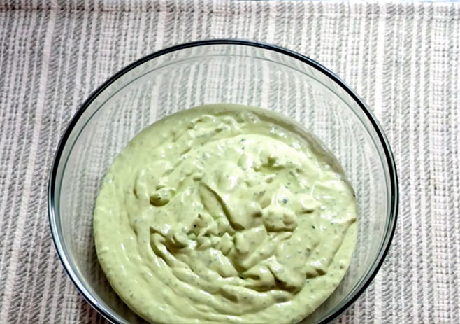 Serve the dressing
