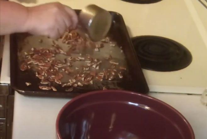 Toast The Pecans