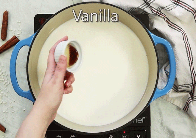 Add Salt And Vanilla Essence