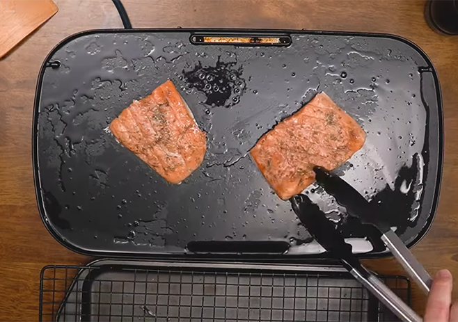 Grill the salmon