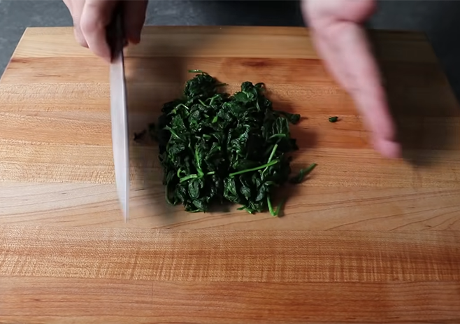 Make a spinach salad