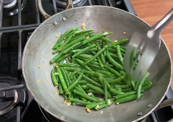 fry beans