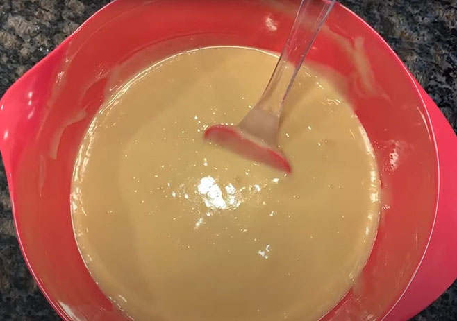 Make the cake batter