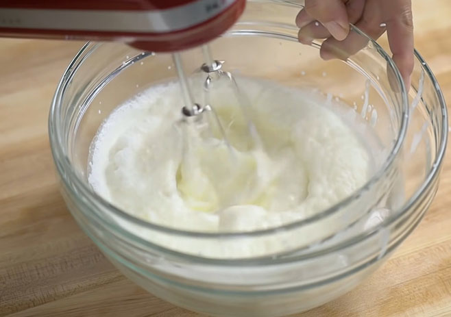 Make the crepe cake batter