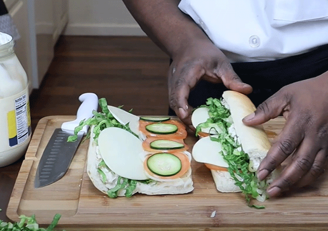 Sandwich-making