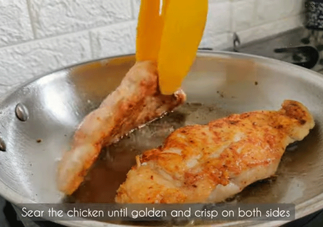 Fry The Chicken Breast