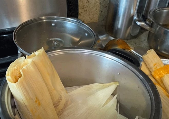 Steam the Tamales