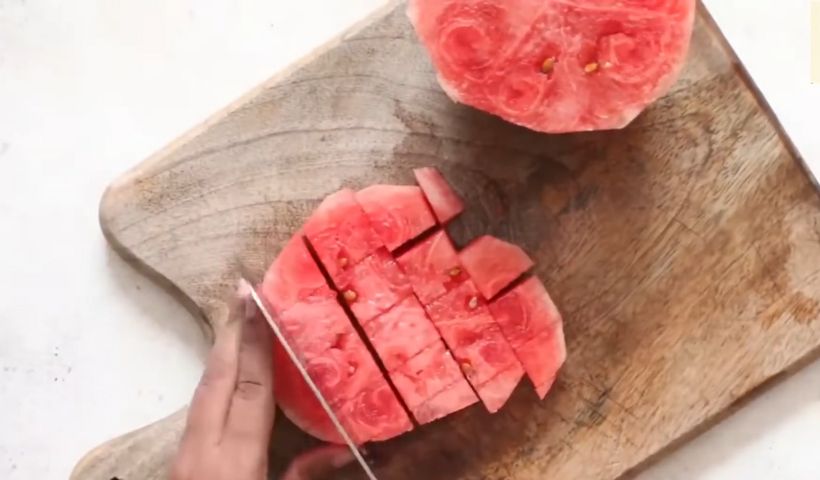 Chopping and ready for juicing 