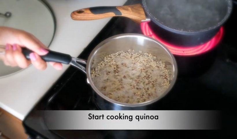 Cooking the rice