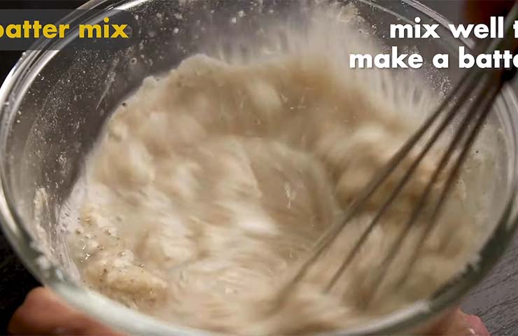 Mix the ingredients with a whisk