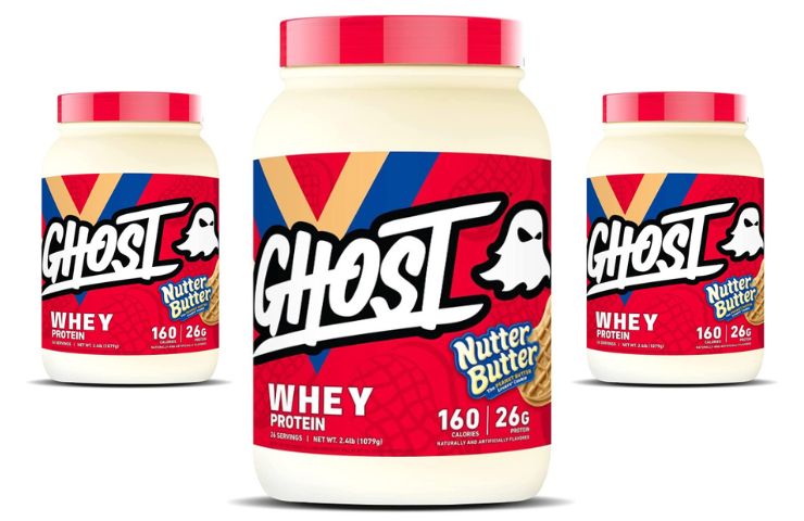 ghost whey protein powder nutter butter