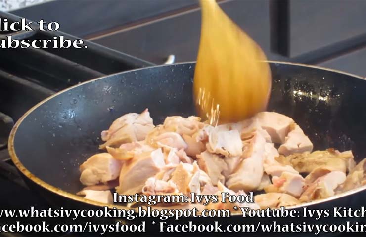Add chicken piece and cook