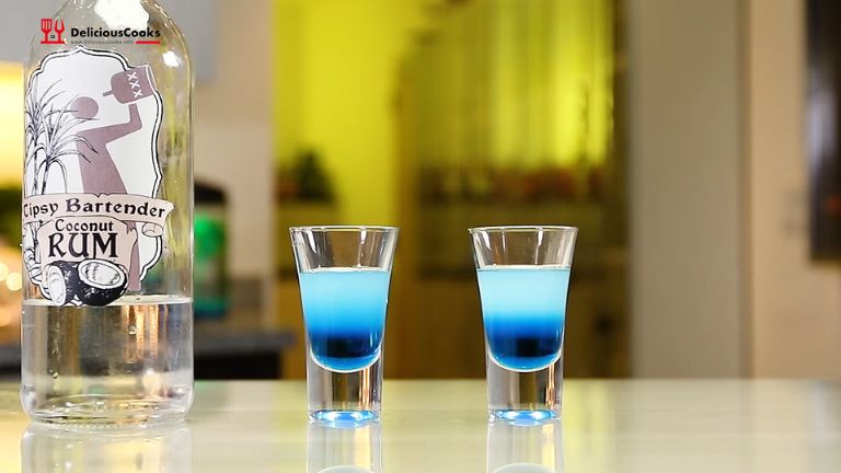 Blue Gatorade Shot