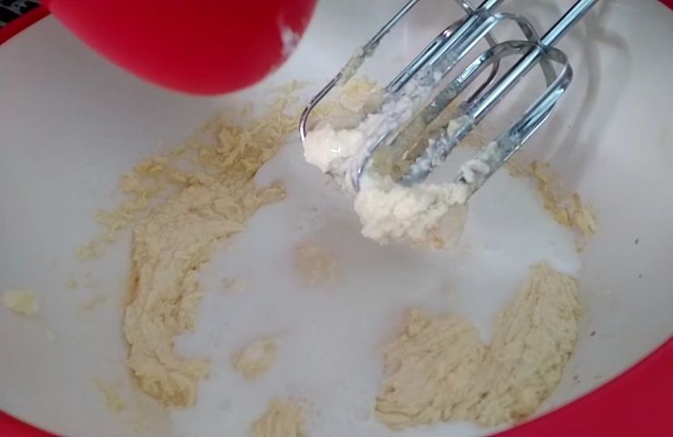 Step 5: Add baking soda, milk, and flour