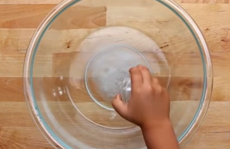 Step 1: Start with boiled water, sugar, and salt