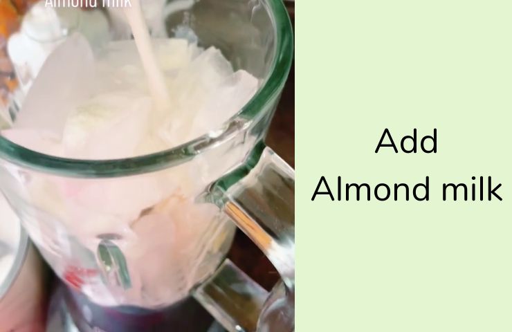 Step 5: Almond milk