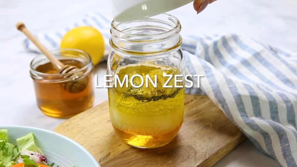 Chopped thyme and lemon zest