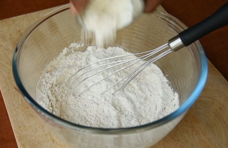 Step 3: Cornstarch and baking powder
